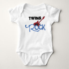 Body Para Bebê Twins Rock