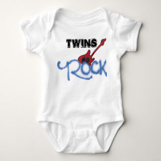 Body Para Bebê Twins Rock