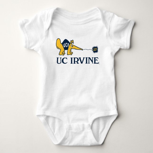 Body Para Bebê UC Irvine | UCI Anteatistas Zot! (Frente)