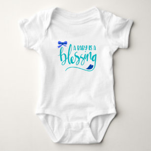 Body Para Bebê Um Bebê é uma Bênção, Bebê Menino 