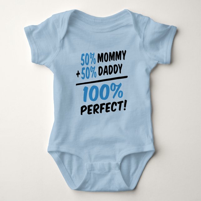 Body Para Bebê Um bebê perfeito 100% (Frente)