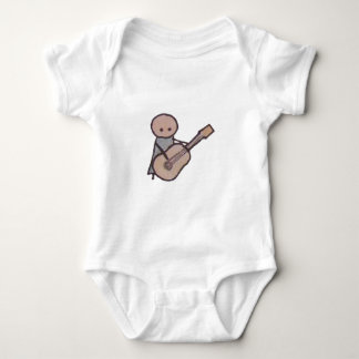 Body Para Bebê Um bodysuit pequeno do bebê da guitarra