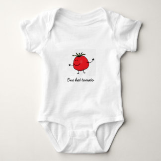 Body Para Bebê Um Bodysuit quente do bebê do tomate