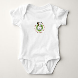 Body Para Bebê Um bom cão faz uma vida excelente