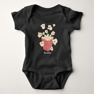 Body Para Bebê Um desenho animado de pipoca