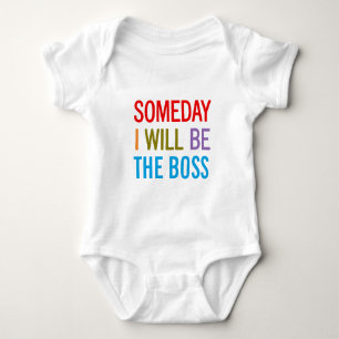 Body Para Bebê Um Dia Eu Serei O Chefe