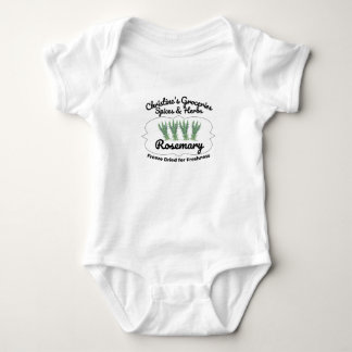 Body Para Bebê Um frasco de especiarias.