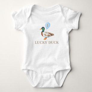 Body Para Bebê Um Pato Sortudo