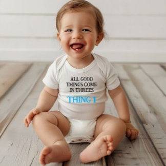 Body Para Bebê um pedaço para trigêmeos, ideia de presentes trigê