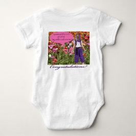 Body Para Bebê um pedaço. Parabéns. ocelot/gênio