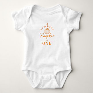 Body Para Bebê Um Pequeno Abóbora Fazendo Um Aniversário Fofo e F