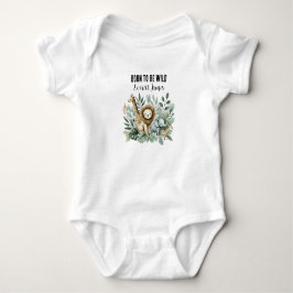 Body Para Bebê Um Pequeno Selvagem