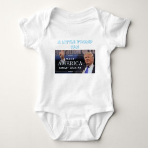 Body Para Bebê Um pequeno terno de bebê do ventilador Trump