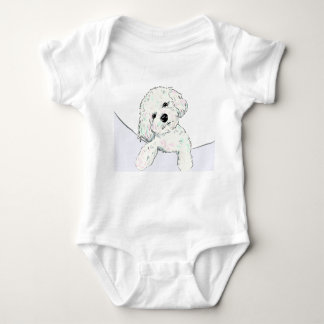 Body Para Bebê Um poodle bonito no bolso