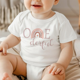 Body Para Bebê Um primeiro aniversario maravilhoso, Onsie, garota