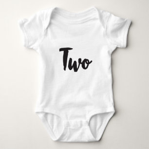 Body Para Bebê Um segundo aniversário Segundo Aniversário Meu D