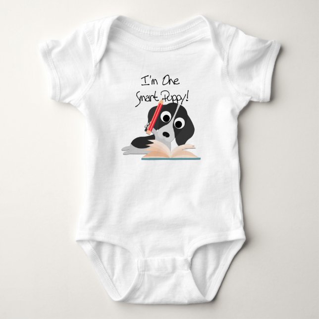 Body Para Bebê Um Smart Puppy (Frente)