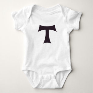 Body Para Bebê Um tau cruz Santo Anthony