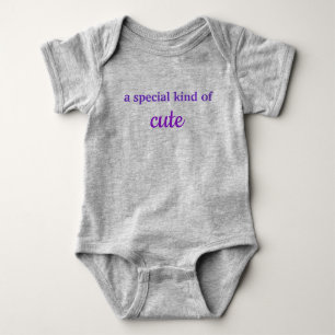 Body Para Bebê Um tipo especial de fofo