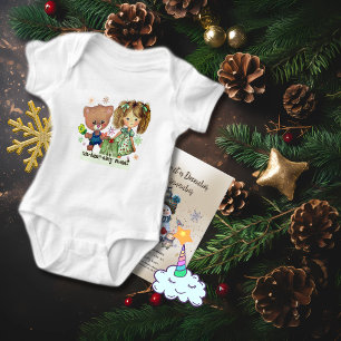 Body Para Bebê Um Urso de Teddy Insuportável e uma Rapariga