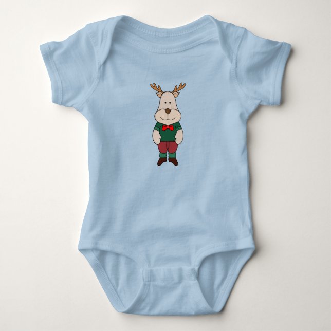 Body Para Bebê Um veado fofo (Frente)