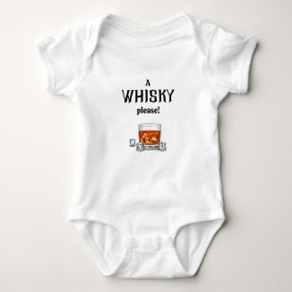 Body Para Bebê Um Whisky| Uísque, por favor