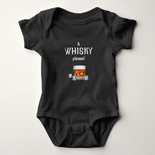 Body Para Bebê Um Whisky Uísque, por favor
