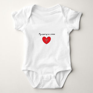 Body Para Bebê Uma enfermeira da minha mamã