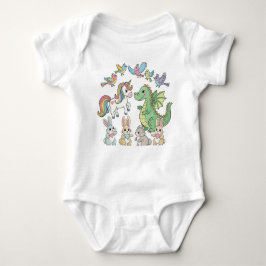 Body Para Bebê Unicorn Dragon Baby Animal Bodysuit