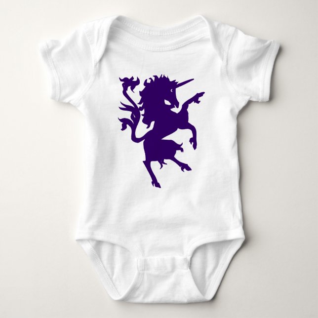 Body Para Bebê Unicorn Rampant (Frente)