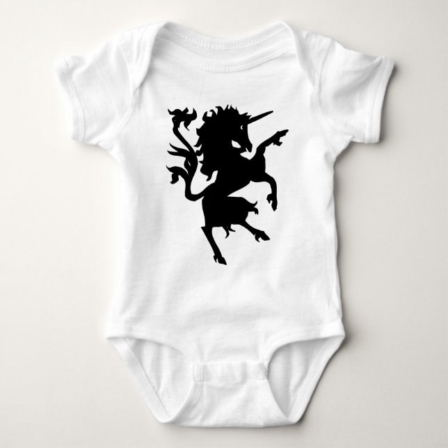 Body Para Bebê Unicorn Rampant (Frente)