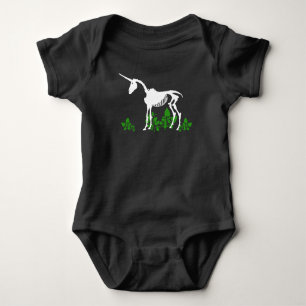 Body Para Bebê Unicorn Skeleton