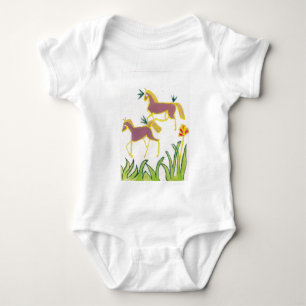 Body Para Bebê Unicorn Sunshine