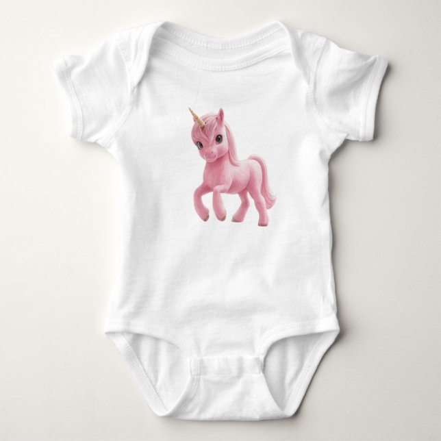 Body Para Bebê Unicornio (Frente)