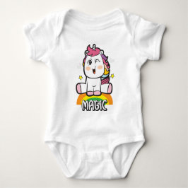 Body Para Bebê Unicórnio com magia