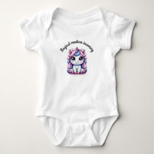 Body Para Bebê unicórnio mágico
