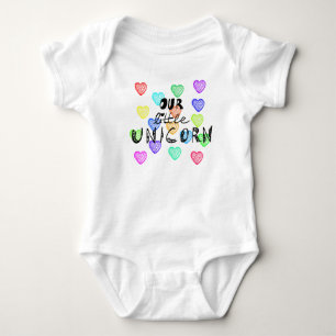 Body Para Bebê Unicórnio pequeno