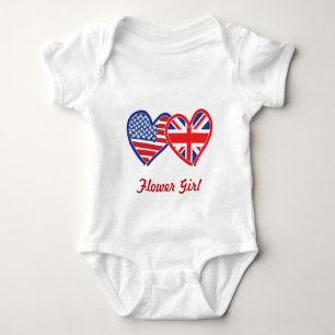 Body Para Bebê Union Jack/EUA