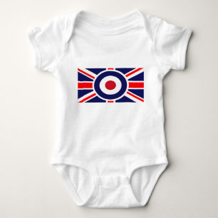 Body Para Bebê Union Jack Mods England Target