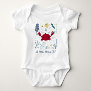 Body Para Bebê unisex primeira viagem de praia Bebê roupa de beb