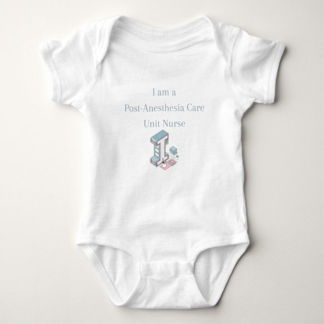 Body Para Bebê Unit Nurse - Post-Anesthesia Care Unit Nurse (Frente)