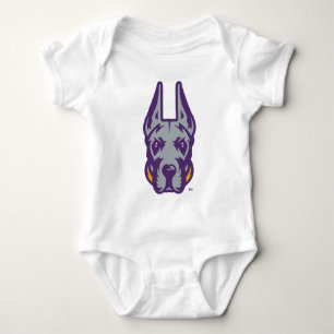 Body Para Bebê Universidade de Albany Great Dane Mascot Head