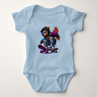Body Para Bebê Urban Panda Collection for Cool
