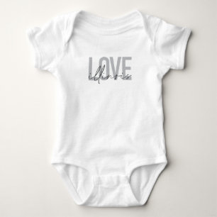 Body Para Bebê Urbano, moderno, simples, legal design Love Illino