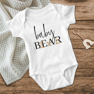 Body Para Bebê Ursinho de Pelúcia Vintage para Bebê