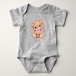 Body Para Bebê Urso