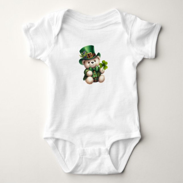 Body Para Bebê Urso Animado (Frente)