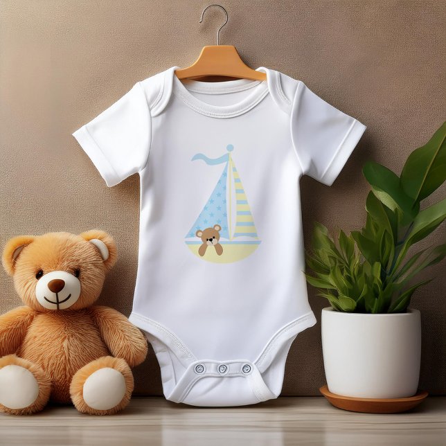 Body Para Bebê Urso Bebê-Barco Adorável (Criador carregado)