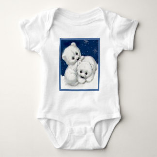 Body Para Bebê Urso Cubs polar bonito