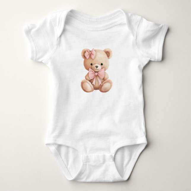 Body Para Bebê Urso de pelúcia (Frente)